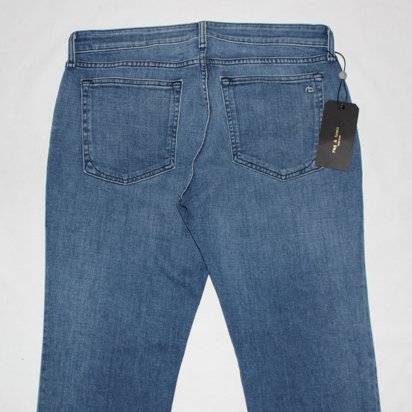 RAG & BONE DRE LOW SLIM BOYFRIEND JEANS - Picture 4 of 5